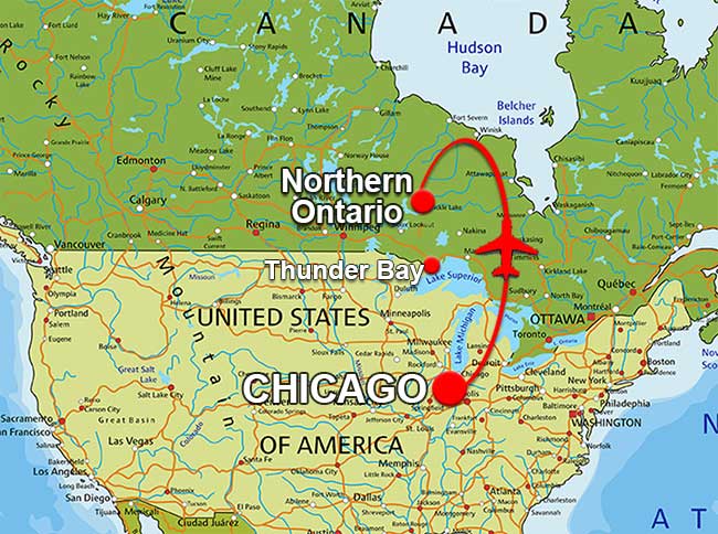 Fly Toronto to thunder bay